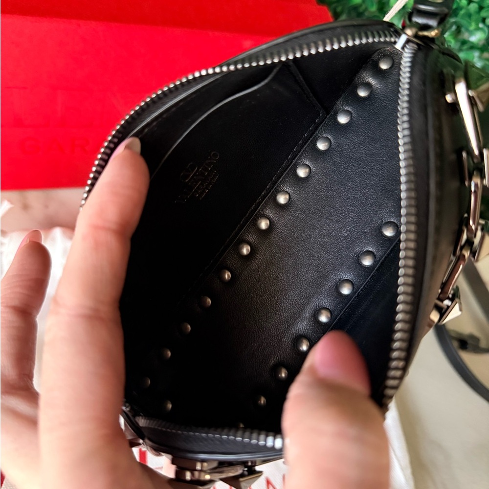 Valentino Garavani Black Studded Women's Mini Bag MSRP $1,790 NWT - Picture 12 of 16